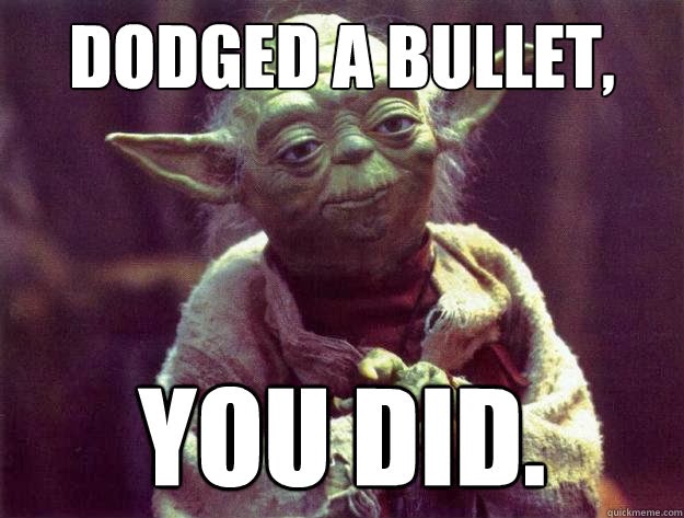 Yoda dodge bullet
